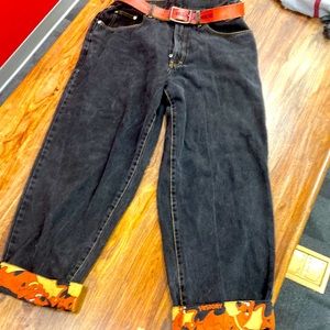 Iceberg wide leg ScoobyDoo jeans 34